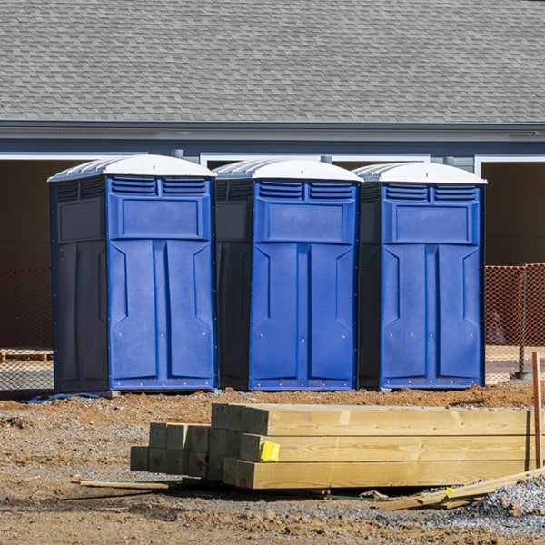 can i customize the exterior of the portable restrooms with my event logo or branding in Bliss